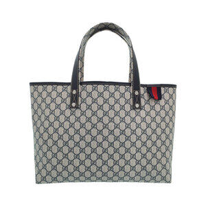 Gucci GG Plus Monogram Signature Web Loop Tote navy Beige Blue